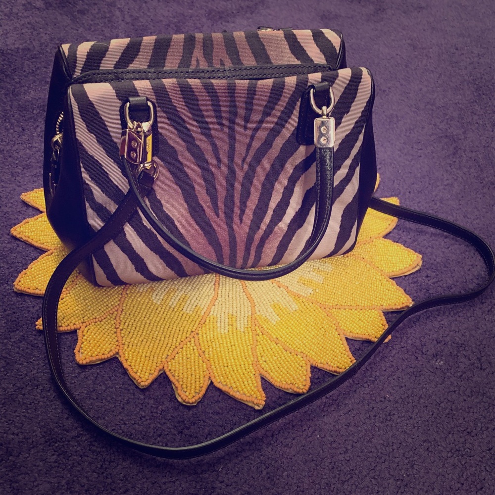 Coach Crossbody Zebra Striped Crossbody